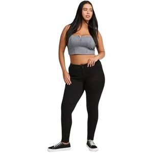 Torrid Black Super Soft Midfit Super Skinny Jeans